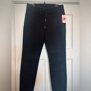 Juicy Couture Drawstring Black Denim Pants